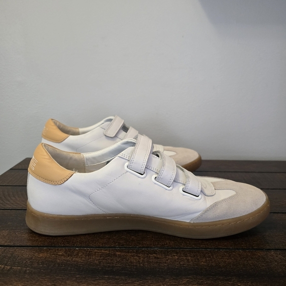 Sam Edelman Jo White Round Toe Breathable Slip On Triple Strap Low Top Size 11 - Picture 4 of 12